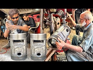 This Old man is Expert in Making Grasso Compressor Piston | Production of Grasso Compressor piston |
