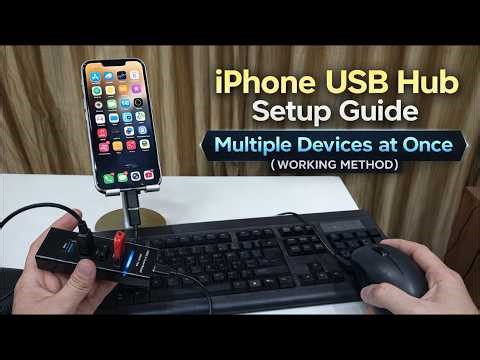 How to Connect Multiple USB Devices to iPhone (Keyboard, Mouse & Pendrive)