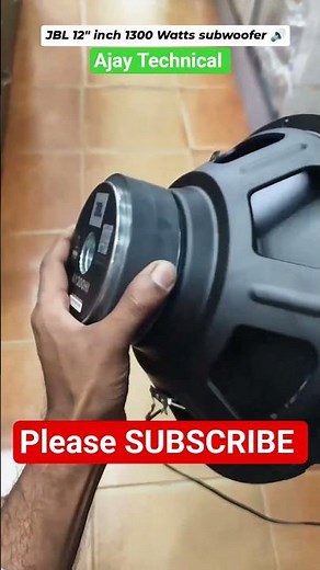 JBL 12" Inch 1300 Watt Subwoofer speaker Bass Testing | Feel the Real Vibration! #HeavyBass #JBL