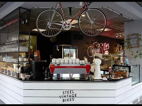 Steel Vintage Bikes Cafés in Auguststr. 91 and Wilhelmstr. 91 in Berlin Mitte