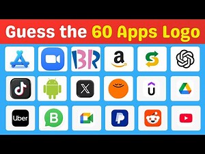 Guess 60 Apps by Logo! 📱🔥 | App Logo Quiz for Kids & Adults | Baali Cartoons