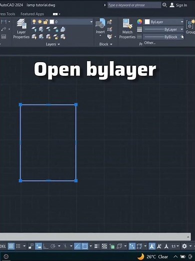 AutoCAD Line Type Change Trick – Dashed, Hidden Lines in Seconds! #autocad #autocadblocks #autocad3d