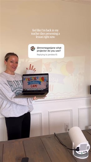 Megan Winokur | Here’s some details on the projector I have and how to use it. Hope this helps. Let me know if you have any other questions 🤗 The exact... | Instagram