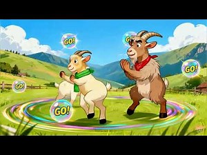 🐐🎶 Goat Jump Jump! | Jump & Dance Kids Song 💥🕺