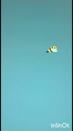 cute lil' bee🐝 #Digital #Art #LuluAnimationz #Animate #Bee #Cute #Silly #Flower