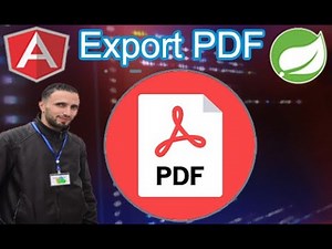 Angular + Spring Boot Export PDF Example | Generate PDF from database using ItextPdf