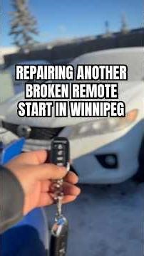 Repairing another broken remote car starter in winter in winnipeg #winnipeg #remotestart #manitoba