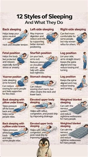 12 Sleeping Positions Explained And Which One Is Best for You