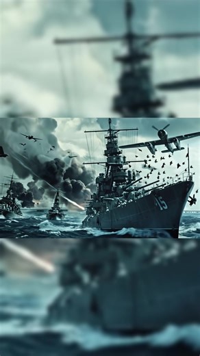 A dramatic look at naval combat in the 1940s. #WW2 #Battleship #History