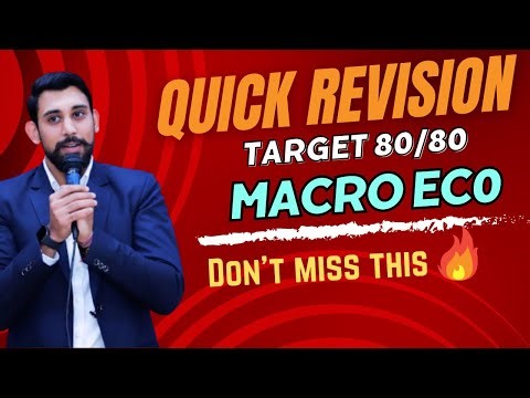 Full Macro Eco | Quick Revision | Boards 2024