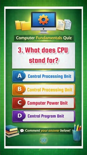 Comment Your Score 👇 | Computer Quiz Shorts