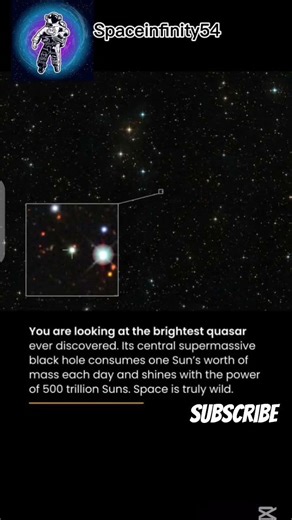Brighest Quasar! #shorts #fyp #viral #spacefacts