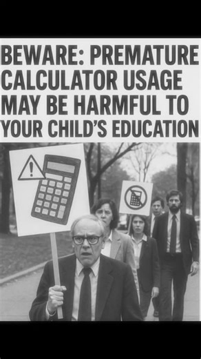 Jesse's World on Instagram: "Mid 80's math teachers protesting about calculators for young students. The sentiment that there was a "golden age" when math teachers focused deeply on student understanding—rather than just procedural speed or testing—often refers to a teaching style that prioritized conceptual, patient mentorship over rigid, assembly-line instruction. This approach often involved creating a "math is nifty" atmosphere, where teachers provided extra, personal help to ensure students