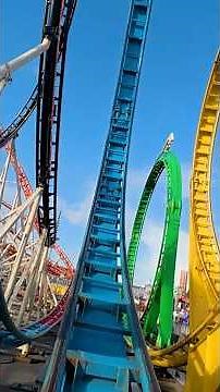 😱 GRÖSSTE ACHTERBAHN DER WELT #achterbahn #olympialooping #hamburgerdom #kirmes #hamburg #rekord