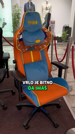 3.5K views · 36 reactions | Pazi samo da se ne uspavaš na njoj  ✨ Gaming Chair Spawn Manga Edition #oprema #gejming #gejmingstolica #stolica #gaming #zabava #cena #kupovina #udobnost #ledja | ComputerLand Shop | Facebook