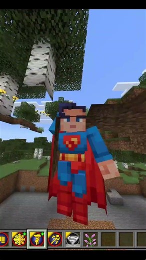 Super Man In Minecraft 😁