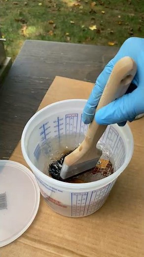 Clean Brushes - Oil Based Paints & Finishes - Reuse Paint Thinner #shorts