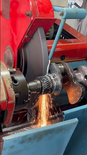 Crankshaft grinding process