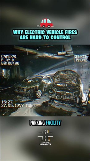 What Happens When an EV Battery Burns #evbattery #electriccar #lithiumbattery