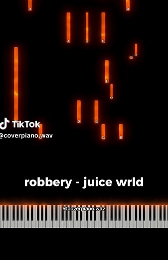 Robbery Piano Tutorial - Learn Juice WRLD's Song