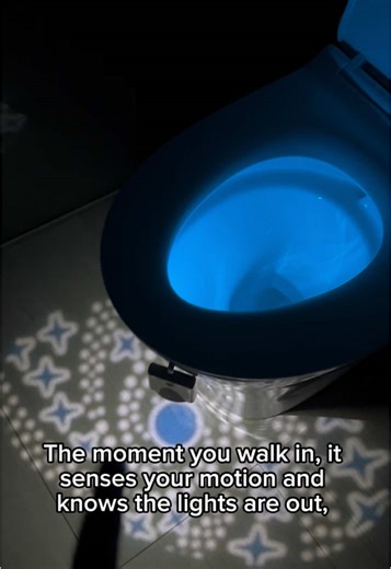 Toilet Motion Sensor Night Light for Easy Navigation