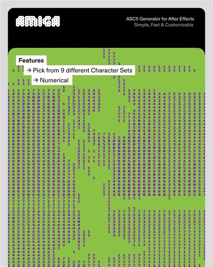 ASCII Amiga - After Effects Plugins