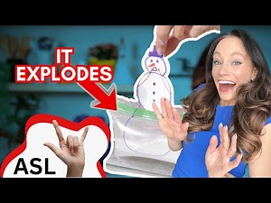 Emily's Science Lab - Exploding Sandwich Bag Experiment - Science Experiment for Kids (ASL)