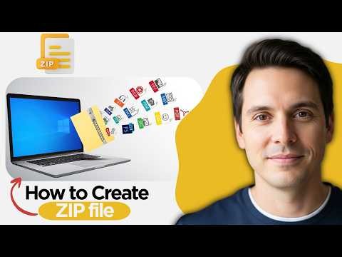 How to Create ZIP file on Windows Laptop or PC (2026 Full Guide)