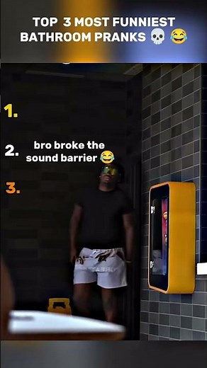 top 3 FUNNIEST Bathroom Pranks Ever 💩😂 | You Won’t Believe #1 #shorts