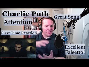 Classical Singer First Time Reaction - Charlie Puth | Attention. Great Voice!!