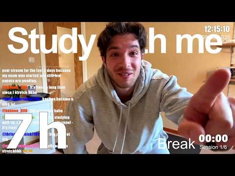 [LIVE🔴] STUDY WITH ME (6h) Submitting My Master’s Thesis Live on Stream 😯🥳📚