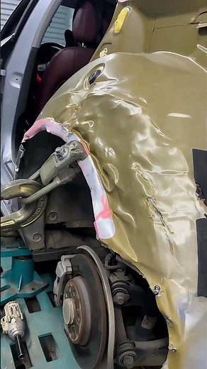 Severely Damaged Body Restoration – Rear Wheel Arch Pulling Process