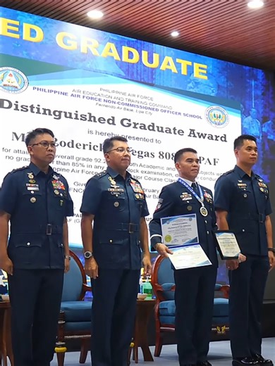 WATCH | GRADUATION CEREMONY OF SERGEANT MAJOR CLASS 06-2026 On 13 February 2026, the Philippine Air Force Non-Commissioned Officer School (PAFNCOS) conducted the Graduation Ceremony of Sergeant Major Course (SMC) Class 06-2026 at Bactol Hall, PAFNCOS, Fernando Air Base, Lipa City. The occasion was honored by AETC Commander, MGEN JESUS NELSON B MORALES PAF, who served as the Guest of Honor and Speaker, together with AETC Unit Commanders, School Commandants, PAFNCOS personnel, and the families of 