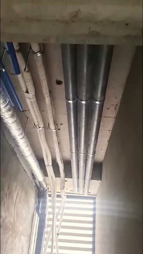 Trước khi đóng trần thạch cao công trình thực tế