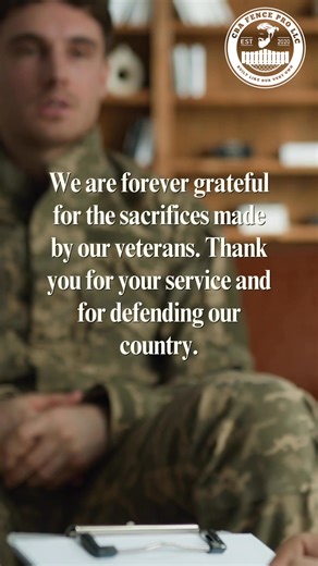 On this Veterans Day, we extend our heartfelt gratitude for your unwavering service. We celebrate your contributions to our nation and honor your sacrifices every day. Sincerely, CBA Fence Pro LLC | CBA Fence Pro LLC | Facebook