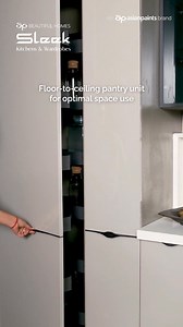 From handy pull-out storage to nifty built-in pantry, at Sleek we build for everyday ease. Get in touch with us for creating your dream kitchen. ✨10 year warranty ✔️Trusted by 300k customers ⏲️On-time completion | Sleek World