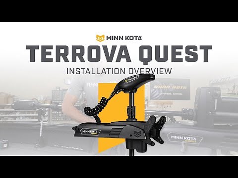 Terrova QUEST Trolling Motor Installation Overview | Minn Kota