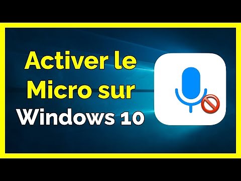 Comment activer le Micro sur PC Windows 10