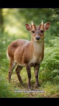 The uk’s smallest deer is hiding in plain sight. The muntjac deer.