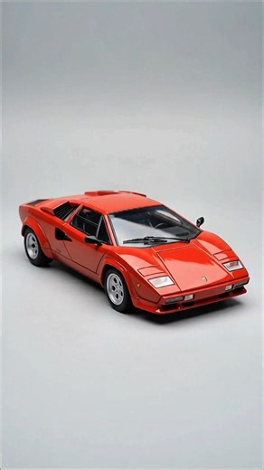 Building a Scale Model Lamborghini Countach From Scratch! 🚗✨ #craftsmanship #miniaturecars
