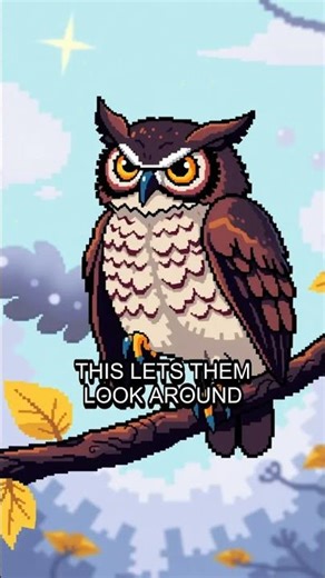 Masked Owls Can Turn Their Head Far 😳 #MaskedOwl #Facts