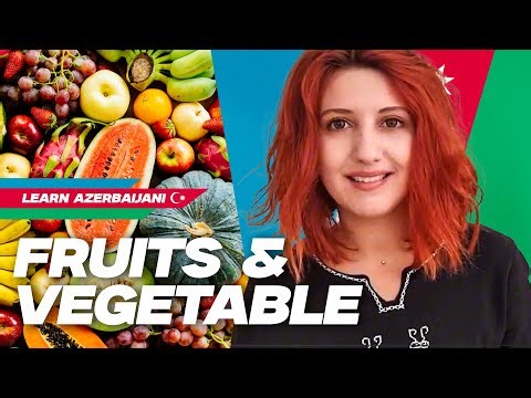 Learn Azerbaijani Fast | Fruits & Vegetables You’ll Use Every Day!🍎🥕