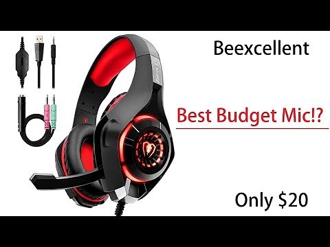 Beexcellent Gaming Headset for PS4 Xbox One PC, Surround Sound Review Test