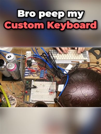 Making the worlds LOUDEST mechanical keyboard #engineering #experiment #lifehack