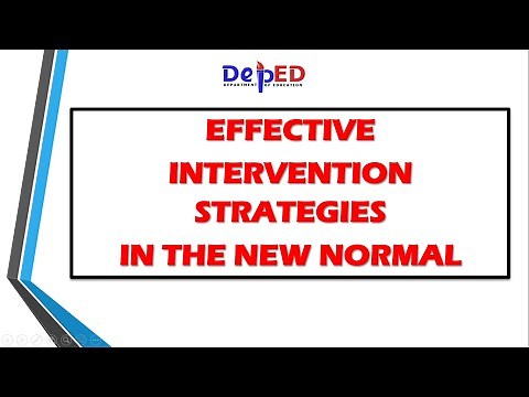 Effective Intervention Strategies for student at risk in the new normal distance learning.