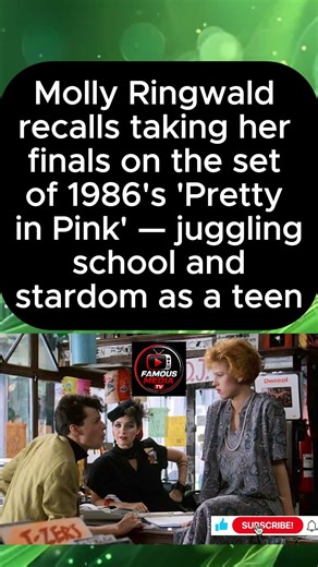 Molly Ringwald took finals on set of Pretty in Pink #viralvideo #newshorts #trending