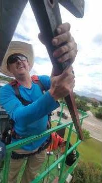 Installing the wheel arms on the 10' Eclipse Windmill.