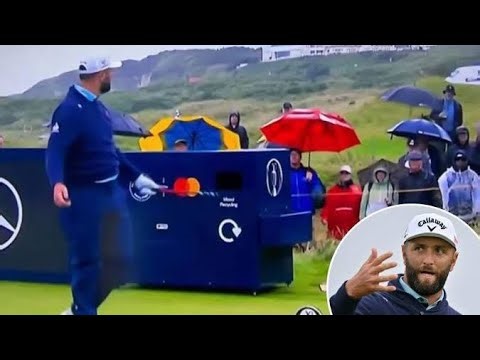 Jon Rahm SNAPS at Fan During The Open! | Tense Moment at Royal Portrush