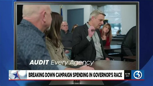 Breakdown of campaign spending in governor’s race