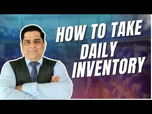 How to take daily inventory in a restaurant | Inventory Management | Food Cost Control